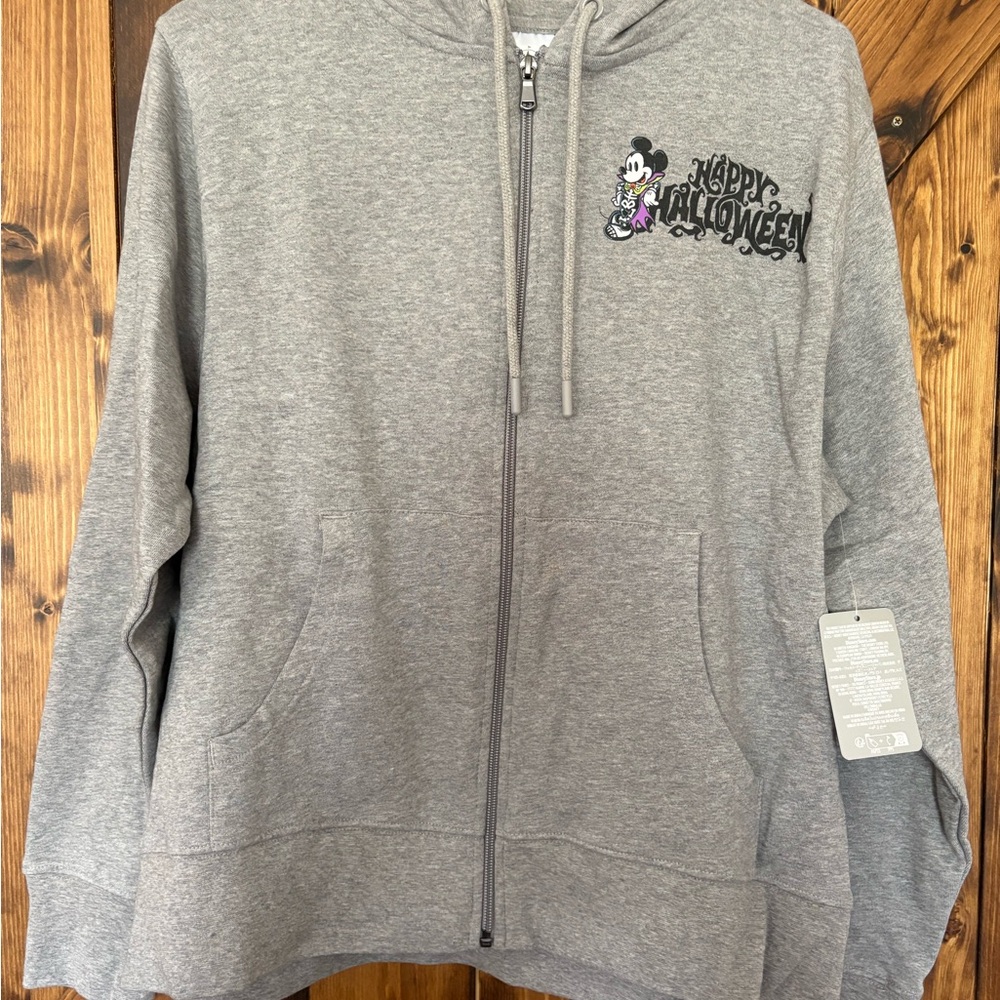 Disney Gray Hoodie with Castle Logo